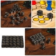 thumbnail image 5 of CIMAXIC Jeu de Société 50 Pcs dés Chiffres Mathématiques Ensemble d'Outils d'Enseignement Acrylique Cosplay dés Empilables Jeu de Rôle,0.63"X0.63"X0.63 Pouces, 5 of 5