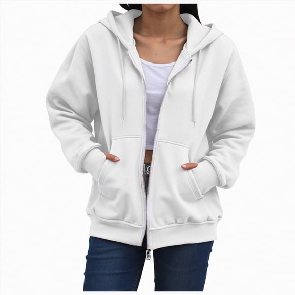 Godom Zip Up Y2k Hoodies for Women fall Casual Long Sleeve Sweatshirts 2025 Lightweight Comfort Soft Jackets