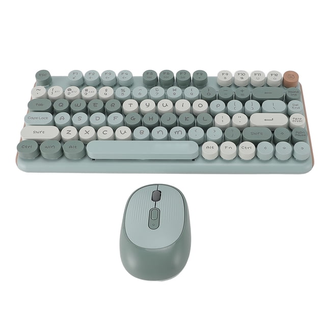 Cordless Keyboard Mouse Combo, 2.4G Silent Cordless Keyboard Mouse Combo with 3 DPI Adjustable, PC Keyboard Mouse Combo for Desktop Laptop