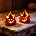 thumbnail image 4 of Dmlowu Halloween Pumpkin Flameless Candle Lamp, Small Pumpkin Lights for Indoor Tabletop Mantel Window, Halloween Decoration for Home Room Party, 4 of 5
