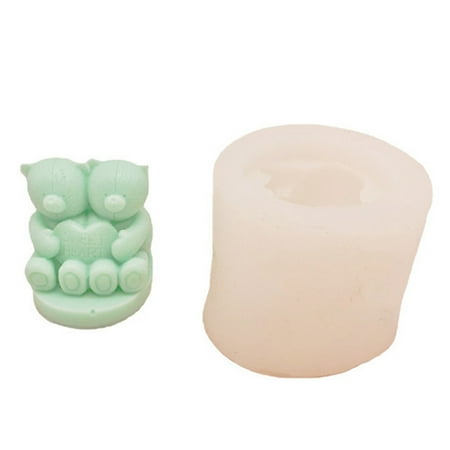 

Sardfxul Silicone Cake Moulds Bears Shape Chocolate Cake Trays Fondants Moulds Jelly Mold