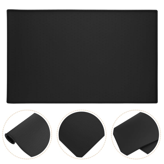 WRITWAA Silicone Feeding Mat for Dogs and Cats, Non- Food and Water Bowl Pad, , Easy to Clean, Floor Protector
