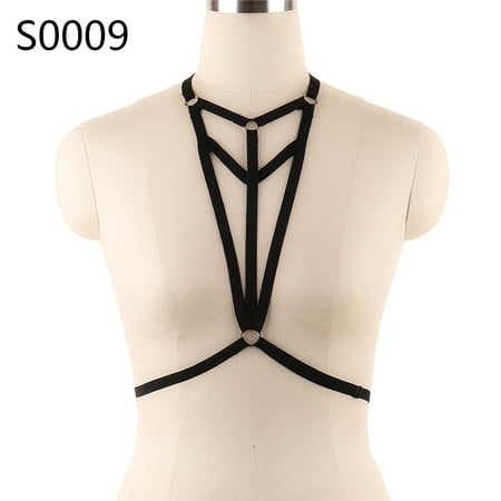 

JNANEEI Sexy Women Ladies Lingerie Bra Harness Bustier Top Underwear
