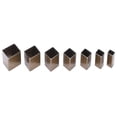 thumbnail image 1 of Dekaim 7 Uds Troquel De Corte De Cuero Acero De Alto Carbono Forma De Rombo Operación Simple Molde Para Recortar Herramienta De Artesanía De Cuero DIY, 1 of 5