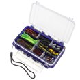 thumbnail image 1 of Juego Señuelos Pesca Wdftyju 67 Unids/caja Blandos anzuelos con cabeza accesorios, 1 of 9