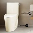 thumbnail image 3 of St. Tropez One-Piece 14" Rough-in 1.28 GPF Right-Hand Vortex Flush Elongated Toilet in Glossy Bisque, 3 of 9