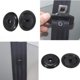 thumbnail image 2 of Clips de tope de cinturón de seguridad de plástico negro, 5 uds., para cinturones de seguridad de coche, 2 of 4
