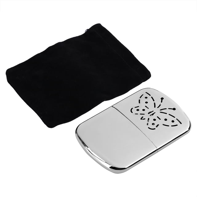 Calentador de manos portátil Sailing de bolsillo pequeño para interiores y exteriores color Plata