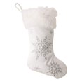 thumbnail image 6 of 4PCS Snowflake Christmas Stockings,19inch Large White Super Soft Plush Personalized Xmas Hanging Stocking Ornaments,Candy Gift Bags,Christmas Decorations for Holiday Party Family Decor, 6 of 6