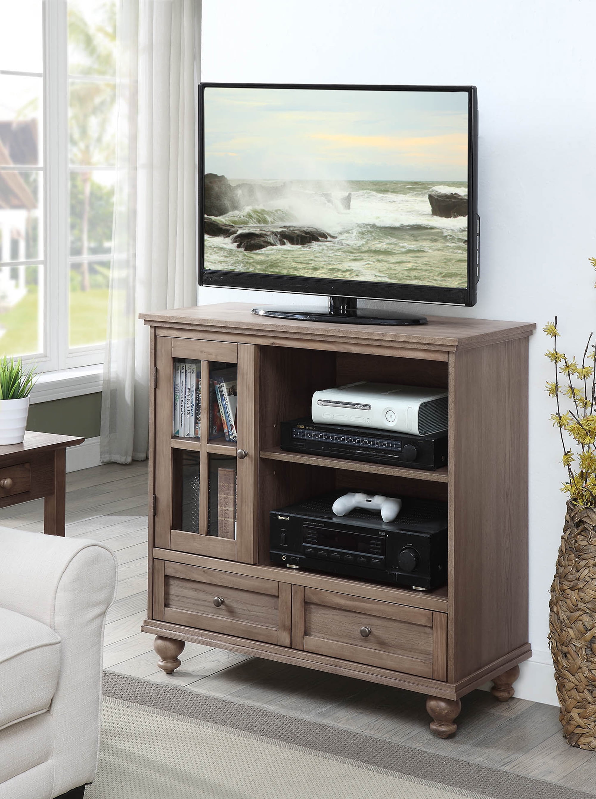 Convenience Concepts Tahoe Highboy TV Stand