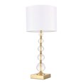 thumbnail image 2 of Elegant Decor TL3027BR Erte 1 Light Brass Table Lamp, 2 of 4