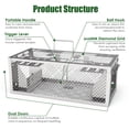thumbnail image 4 of Imountek 2Pcs Reusable Humane Rat Trap, 2-Door Automatic Continuous Mouse Trap Cage for Indoor Outdoor Use, 4 of 11