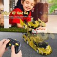 thumbnail image 5 of Robot transformador de coche con control remoto, robot transformador de coche con transformación de un botón y deriva giratoria de 360 grados, juguetes de robot de coches RC para niños y niñas, 5 of 5