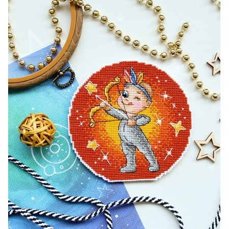 UPC: 4627167307832 | Zodiac Signs. Sagittarius SR-702 Cross stitch kit