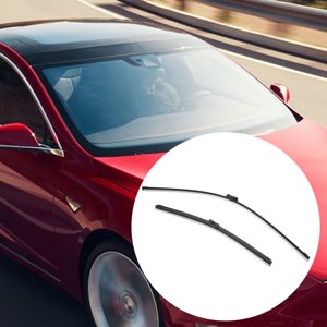 Windshield Wiper Blade, Low Noise Wiper Blades High Strength 1051495 00 A 2PCS  for  Model S