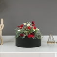 thumbnail image 7 of WGV Black Ceramic Cylinder - 8" Wide x 4" Height, Good quality, Heavy Weighted Base - 1 Pc, 7 of 7