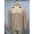 thumbnail image 4 of Women's V Neck Long Sleeve Sweater Lightweight Fashion Casual Knit Pullover, 4 of 8