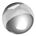 thumbnail image 1 of UPOUART Hollow Mirror Globe for Garden Stainless Steel Reflective Ball 1Pack, 1 of 8