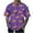 Purple, variant on Men's Halloween T-Shirt, Printed Round Neck Short Sleeve Top, Lightweight and Comfortable for Casual Wear, Parties and Daily Use