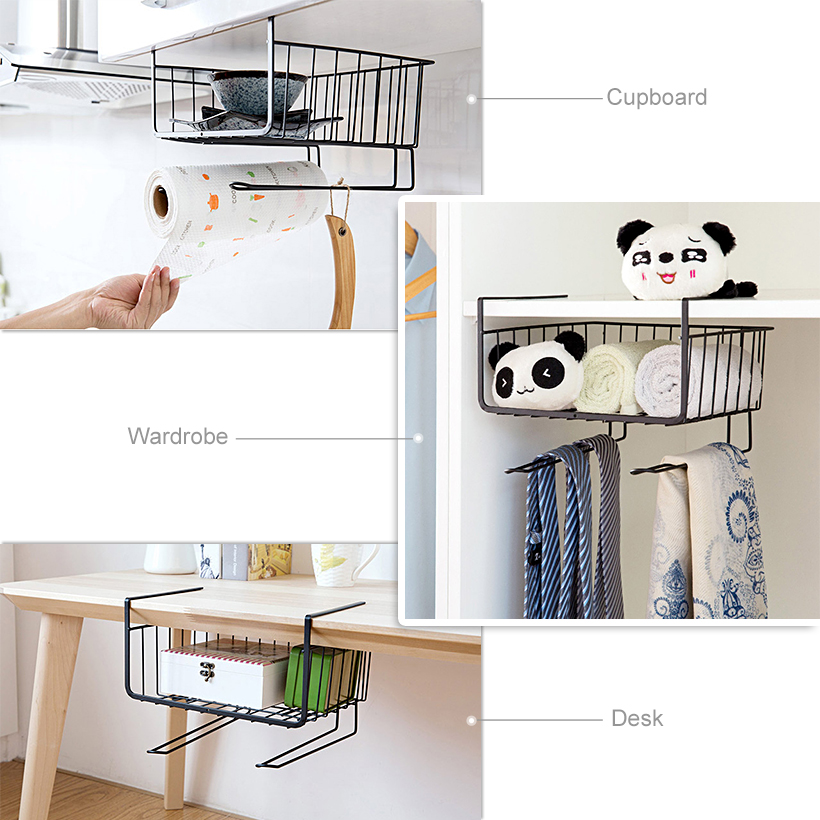 Sous Armoire Unité Étagère Cuisine Serviette en Papier Porte-rouleau de Cintre stockage rack UK