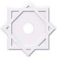 thumbnail image 7 of 18"OD x 6"ID x 10"C x 1"P Axel Architectural Grade PVC Contemporary Ceiling Medallion, 7 of 7