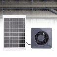thumbnail image 1 of Ventilador De Ventilación Solar, Ventilador De Ventilación Solar, Panel Solar Redondo De Ahorro De Energía De 6 W, Multifuncional Para Cobertizo, 1 of 7
