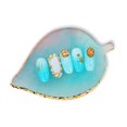 thumbnail image 1 of Nail Art Palette Multipurpose Resin Leaf Shape Makeup Palette Cosmetic Palette, 1 of 6