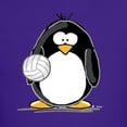thumbnail image 3 of CafePress - Volleyball Penguin Kids Dark T Shirt - Dark T-Shirt Kids XS-XL, 3 of 4