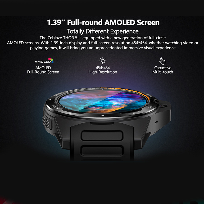 zeblaze thor 5 dual chipset technology 4g lte