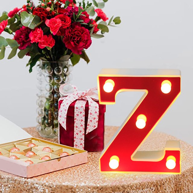 Desktop Decor Fashion LED Subtitle Lamp LED Lamp Life Is Long Long Term Use Without Heat. Get The Best Decorative Effect LED Letter Lights Light Up Plastic Letters Standing Hanging