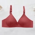 thumbnail image 2 of ManxiVoo Plus Size Wireless T Shirt Bra Full Coverage Minimizer Comfort Support for Women Adjustable Fit M Size Red, 2 of 7