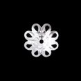 thumbnail image 3 of 5 piezas retro espaciador extremo flores tapas de para la fabricación Plata Gloria Flor del casquillo del grano, 3 of 9
