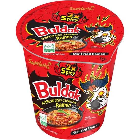 Samyang Buldak Ramen au Poulet Épicé 2X Coupe 70g
