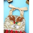 thumbnail image 7 of DPOIS Kids Girls Christmas Costume Dress Outfit Cartoon Elk Mesh Tutu Skirt, 7 of 7
