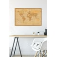 thumbnail image 4 of Antique World Map 2023 Wall Poster, 22.375" x 34", 4 of 4