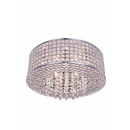 

V2914F16C-RC Amelie 6 Light Flush Mount Royal Cut Crystals - Chrome