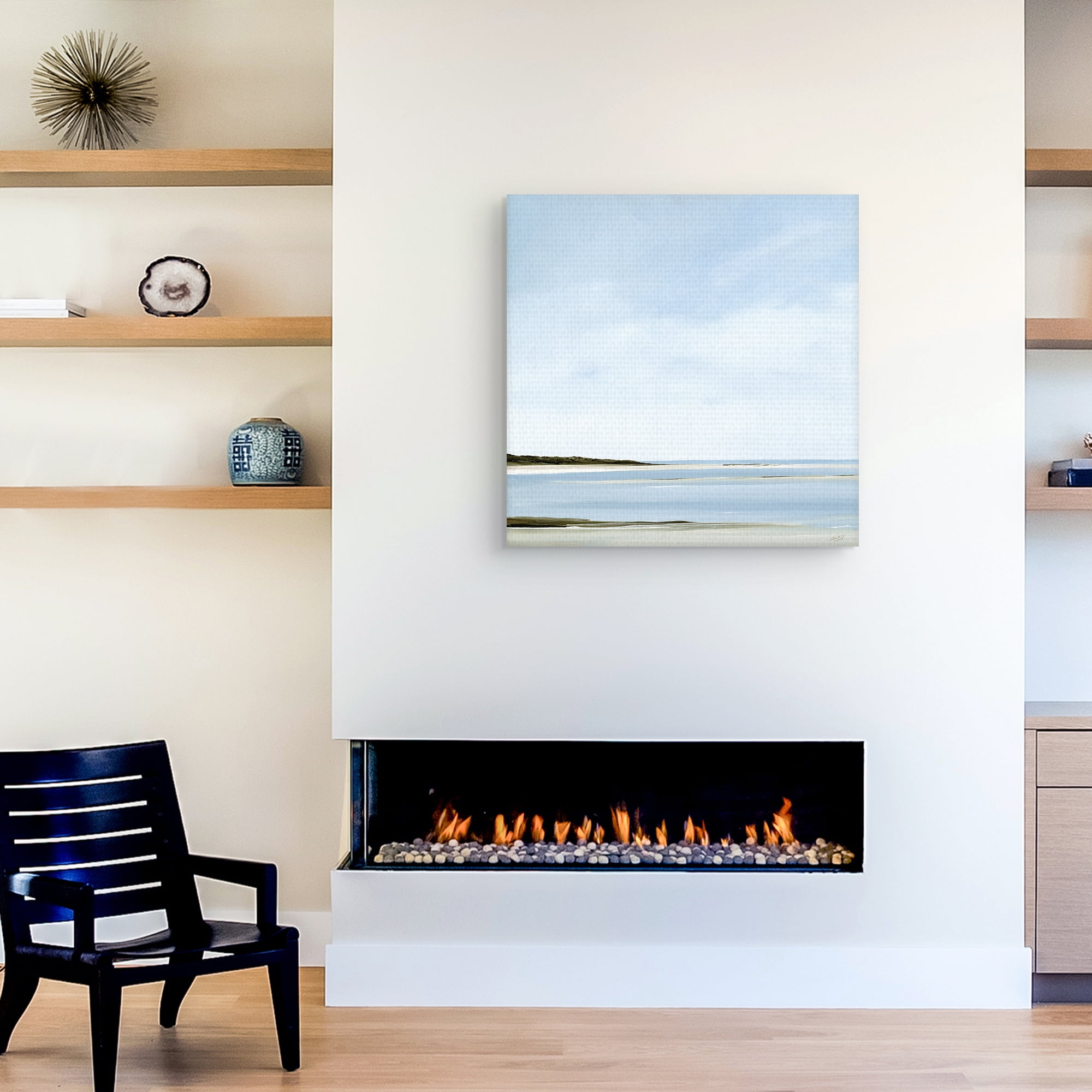 Masterpiece Art Gallery Positions Sea Meets Sky by Rick Fleury Canvas Art Print