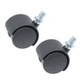 thumbnail image 2 of Miangastore Roulettes Pivotantes Robustes pour Meubles en Nylon PP Couleur Noire Rotation 360 Degrés Base Carrée 1 Pouce, 2 of 8
