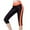 Orange, variant on qolati Capris Leggings for Women Casual Summer High Waist Workout Yoga Pants Knee Length Soft Running Joggers Sweatpants