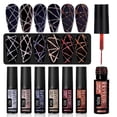 thumbnail image 2 of LILYCUTE 5ml brillo reflectante línea Gel esmalte de uñas 14 colores para UV/LED pintura uñas dibujo esmalte DIY pintura barnices Tan Jianjun unisex, 2 of 2