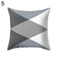 thumbnail image 2 of Koszal Housse de Coussin Carrée Géométrique Fond Gris, 2 of 7