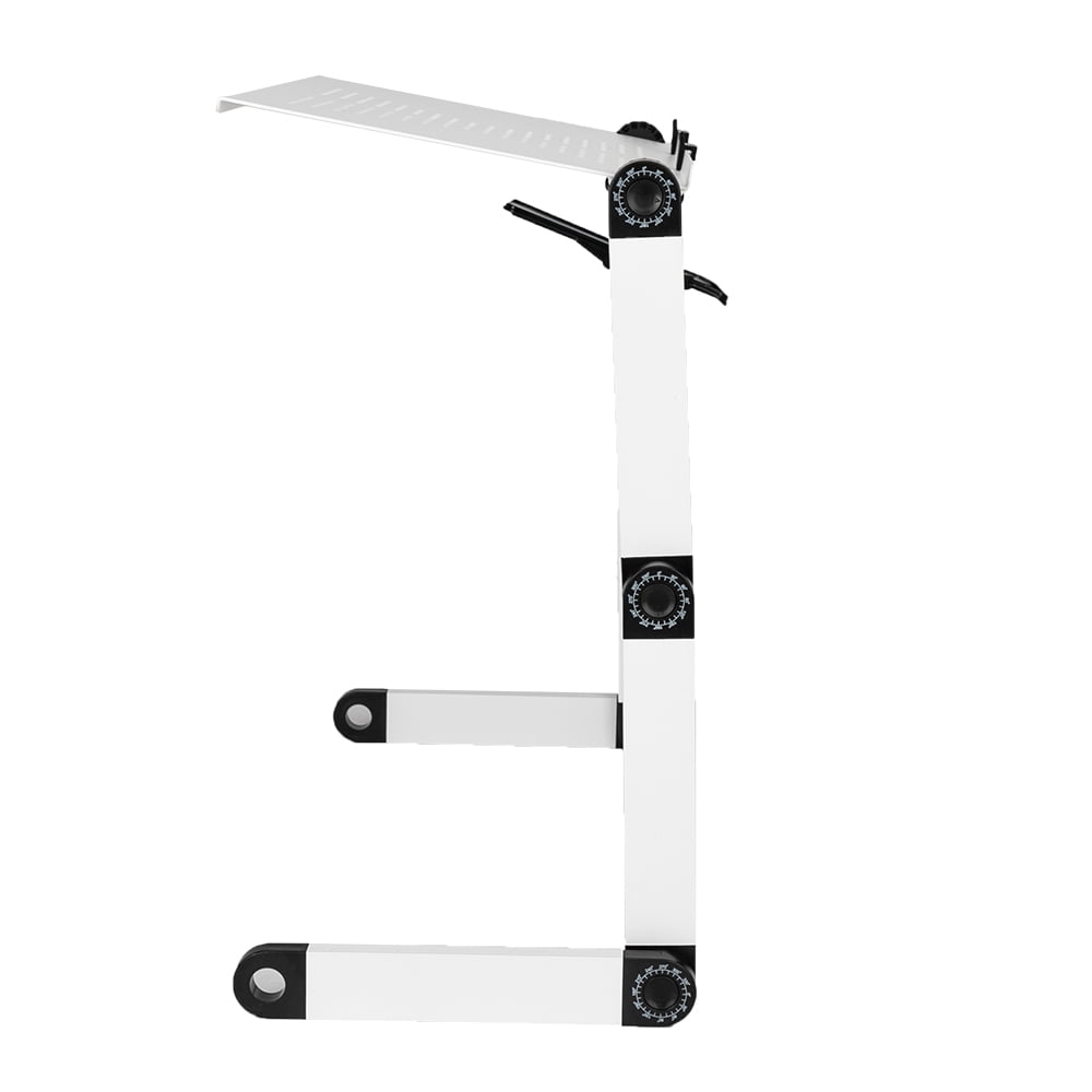 Kepooman 360 Degree Rotation Folding Table, Folding Computer Desk/Bed Tray, Adjustable Folding Laptop Protable Laptop Stand Desk Table, Portable Folding Table for Bed, White Kepooman 360 Degree Rotation Folding Table, Folding Computer Desk/Bed Tray, Adjustable Folding Laptop Protable Laptop Stand Desk Table, Portable Folding Table for Bed, White