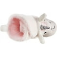 thumbnail image 7 of Hudson Baby Infant and Toddler Girl Cozy Fleece Booties, Silver White Unicorn, 6-12 Months, 7 of 7