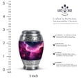 thumbnail image 2 of JAGASY Pink Galaxy Stars Urn for Child - Black Small Urn for Human Ashes Keepsake - Tiny Funeral Urns for Boy & Girl - Memorial Cremation Urns for Siblings - (3 Inch), 2 of 7