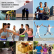 thumbnail image 4 of Riñonera para correr, riñonera para mujeres y hombres, riñonera resistente al agua, para senderismo, Fitness, viajes, 4 of 5