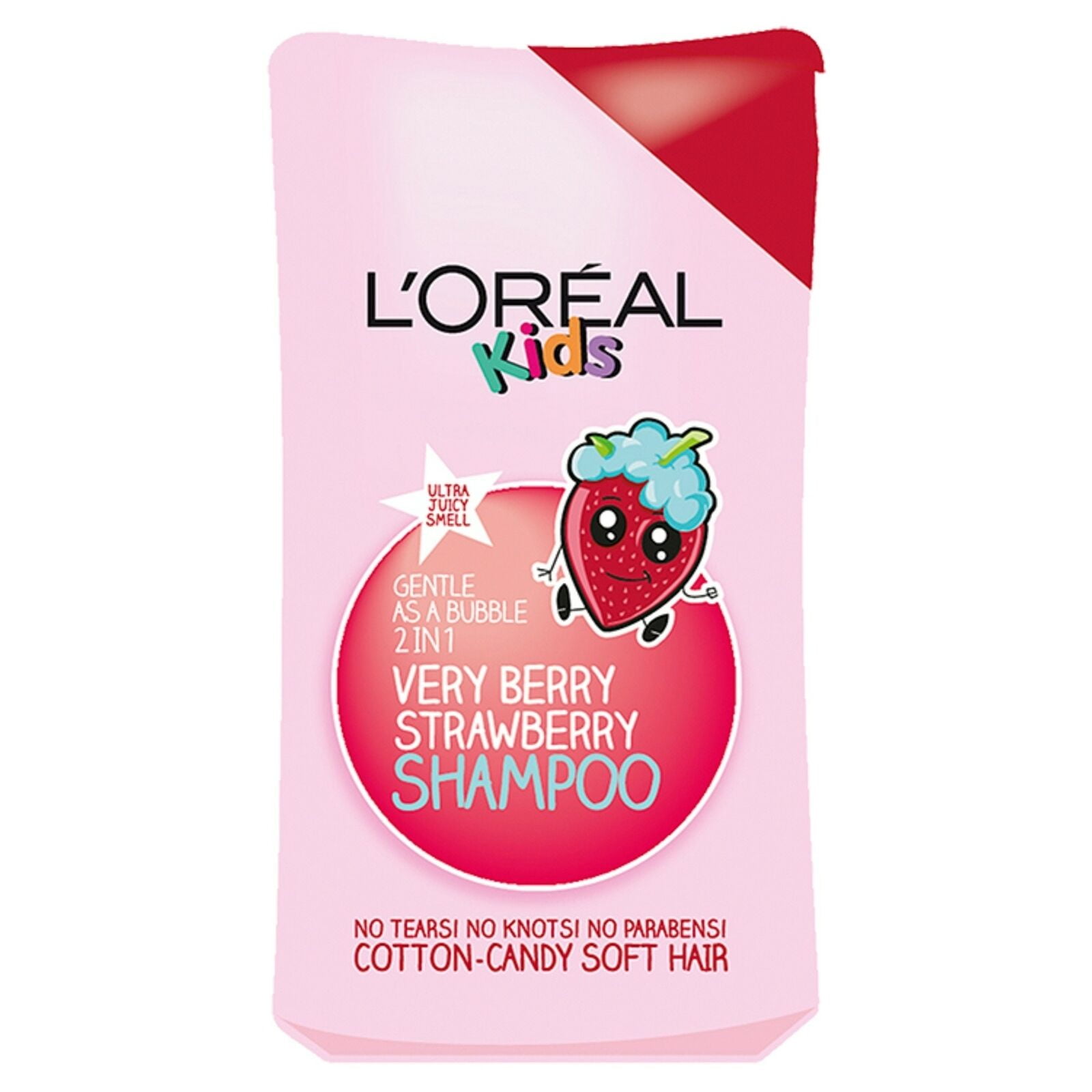 Miljøvenlig Legende mesh L'Oréal Paris Kids Extra Gentle 2in1 Shampoo - Very Berry Strawberry  (250ml) - Walmart.com