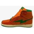 thumbnail image 4 of Anwar Carrots Men's Shoes Lace-Ups, Flat Heel/Round Toe Orange/Peas Green, Mens 7, 4 of 12