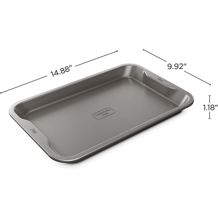 Nifty Cookie & Baking Sheets (Set of 3) – Non-Stick Coated Steel,  Dishwasher Safe, Oven Safe up to 450 Degrees, includes Large/Med/Small Pans