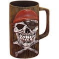 thumbnail image 2 of Forum Novelties 24oz Halloween Party Pirate Skull and Cross Bones Mug Beer Glass, 2 of 2