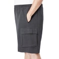 thumbnail image 2 of KingSize Men's Big & Tall 10" Fleece Cargo Shorts, 2 of 6